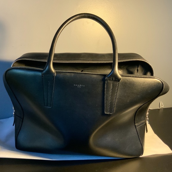 Sandro PARIS leather briefcase/large tote - Picture 4 of 8